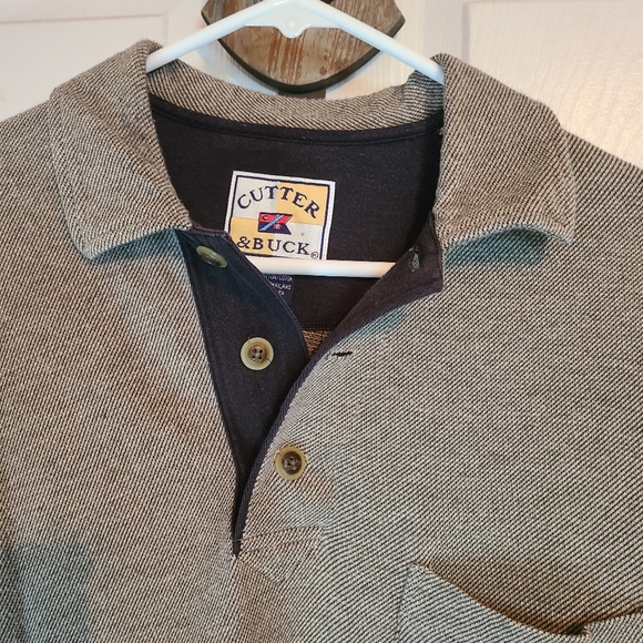 (731) Cutter & Buck Men's Classic Short Sleeve Polo Shirt,  Size: M Color: Grey - Picture 6 of 14